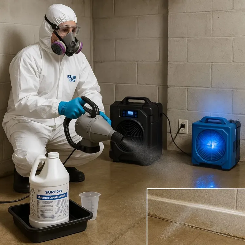 Sanitization and Odor Removal process in Victor, NY